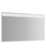 AQWELLA Genesis Зеркало со светодиодной подсветкой,сенсорным выключателем и системой обогрева,противодействующей его запотеванию.