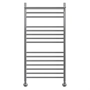 POINT Серия 10 Полотенцесушитель водяной PN10150SP П14 500x1000 с полкой, хром