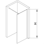 RGW WA-002 900 Душевая перегородка