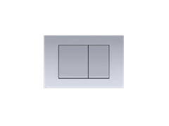 AQUATEK KDI-0000011 (001C) Панель смыва Хром матовая (клавиши квадрат)