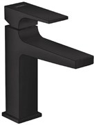 HANSGROHE Смеситель для раковины Hansgrohe Metropol 110 со сливным клапаном Push-Open 32507670 матовый черный