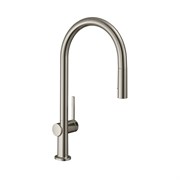 HANSGROHE Кухонный смеситель однорычажный, 210, с вытяжным душем, 2jet, sBox Hansgrohe 72801800, под сталь