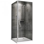 ABBER Душевой уголок  Sonnenstrand AG04080-S75, размер 80x75 см, двери распашные, стекло 6 мм AG04080-S75