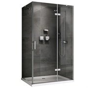 ABBER Душевой уголок  Zart AG08110-S71, размер 110x70 см, двери распашные, стекло 6 мм AG08110-S71