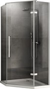 ABBER Душевой уголок  Ewiges Wasser AG05080, размер 80x80 см, двери распашные, стекло 6 мм