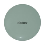 ABBER Накладка на слив для раковины  AC0014MCG светло-зеленая матовая, керамика