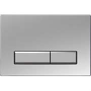 AQUATEK Панель смыва Slim Хром (клавиши прямоугольные) KDI-0000023