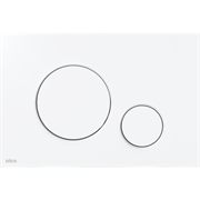 ALCA PLAST Кнопка управления для скрытых систем инсталляции, белый глянец