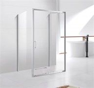 CEZARES Molveno Душевой уголок прямоугольный двери раздвижные, профиль - хром / стекло - прозрачное, размер 110х80 см, стекло 6 мм