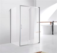 CEZARES Molveno Душевой уголок прямоугольный двери раздвижные, профиль - хром / стекло - матовое, размер 130х90 см, стекло 6 мм