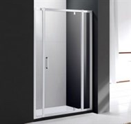 CEZARES Molveno Душевая дверь в нишу распашная, профиль - хром / стекло - прозрачное, ширина 120 см, стекло 6 мм