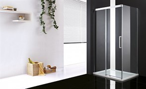 CEZARES Premier-Soft Душевой уголок прямоугольный двери раздвижные, профиль - хром / стекло - прозрачное, размер 120х90 см, стекло 8 мм