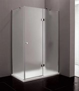CEZARES Verona Душевой уголок прямоугольный двери распашные, профиль - хром / стекло - матовое, размер 100х80 см, стекло 6 мм