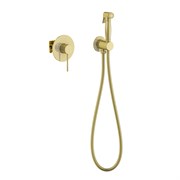 TIMO Saona Смеситель встроенный с гигиеническим душем (2389/17SM), цвет золото матовое