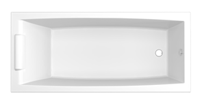 1MARKA Aelita Ванна прямоугольная встраивается в нишу размер 170х90 см, цвет белый