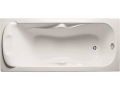 1MARKA Dipsa Ванна прямоугольная пристенная размер 170х75 см, цвет белый