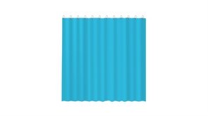 FIXSEN Шторка для ванной, ширина 180 см, цвет голубой
