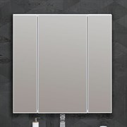 OPADIRIS Арабеско Зеркальный шкафчик с подсветкой 80 см, цвет белый
