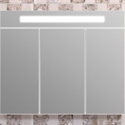 OPADIRIS Фреш Зеркальный шкафчик с подсветкой 100 см, белый