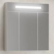 OPADIRIS Фреш Зеркальный шкафчик с подсветкой 80 см, белый