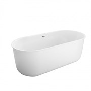 BELBAGNO Ванна акриловая овальная отдельностоящая размер 170x80 см, цвет белый