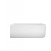 BELBAGNO Ванна акриловая полукруглая угловая размер 150x70 см, цвет белый