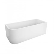 BELBAGNO Ванна акриловая полукруглая угловая размер 170x70 см, цвет белый