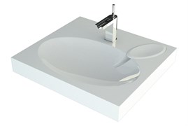ANDREA Comfort Раковина для ванной комнаты для установки над стиральной машинкой ширина 60 см, цвет белый