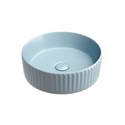 CERAMICA NOVA Element Умывальник чаша накладная круглая (цвет Голубой Матовый) 360*360*115мм
