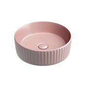 CERAMICA NOVA Element Умывальник чаша накладная круглая (цвет Розовый Матовый) 360*360*115мм