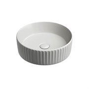 CERAMICA NOVA Element Умывальник чаша накладная круглая (цвет Серый Матовый) 360*360*115мм