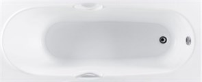 AQUANET Dali Ванна акриловая прямоугольная встраиваемая / пристенная размер 170x70 см с каркасом, белый
