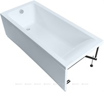 AQUANET Bright Ванна акриловая прямоугольная встраиваемая / пристенная размер 180x70 см с каркасом, белый