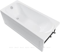 AQUANET Nord Ванна акриловая прямоугольная встраиваемая / пристенная размер 160x70 см с каркасом, белый