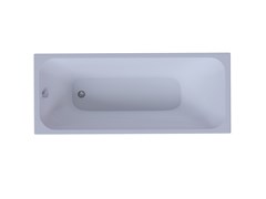 AQUATEK Мия Ванна пристенная прямоугольная без панелей, каркаса и слив-перелива размер 130x70 см, белый