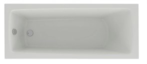AQUATEK Либра New Ванна пристенная прямоугольная с фронтальным экраном, слив слева, вклеенный каркас размер 170x70 см, белый