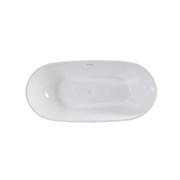 VINCEA Ванна акриловая VBT-408-1800, 1800*815*580, цвет белый, слив-перелив в комплекте
