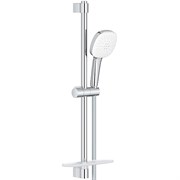 GROHE Tempesta Cube 110 Душевой гарнитур, 2 режима струи, душевая штанга 600 мм, шланг 1750 мм, полочка, хром