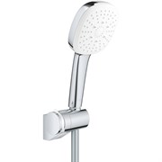 GROHE Tempesta Cube 110 Душевой набор 3 режима струи, настенный держатель, шланг 1750 мм, 8,4 л/мин, хром