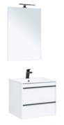 AQUANET Мебель для ванной подвесная Lino 60 белый матовый