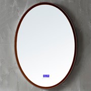 ABBER Зеркало для ванной Stein AS6610BR с подсветкой, коричневое