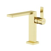 SANCOS Linn Смеситель для раковины, брашированное золото, PVD покрытие, арт. SC9019BG SC9019BG