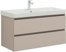 AQUANET Тумба под раковину подвесная Вега 2.0 100 бежевый AQUANET-337939