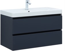 AQUANET Тумба под раковину подвесная Вега 2.0 90 маренго AQUANET-337950