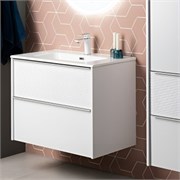 AQUANET Тумба под раковину подвесная Вита 60 белый матовый AQUANET-330473