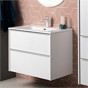 AQUANET Тумба под раковину подвесная Вита 80 белый матовый AQUANET-330475