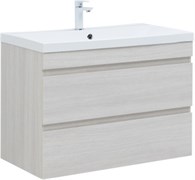 AQUANET Тумба под раковину подвесная Нота New 100 дуб холден AQUANET-334206