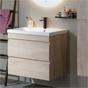 AQUANET Тумба под раковину подвесная Нота New 60 дуб светлый AQUANET-334197