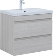 AQUANET Тумба под раковину подвесная Нота New 75 дуб холден AQUANET-334204