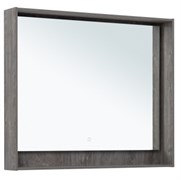AQUANET Зеркало с подсветкой Милан 100 дуб рошелье AQUANET-336396